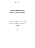 Cover page: Relational Reasoning with Rational Numbers: Developmental and Neuroimaging Approaches