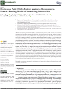 Cover page: Hyaluronic Acid 35 kDa Protects against a Hyperosmotic, Formula Feeding Model of Necrotizing Enterocolitis