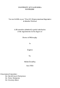 Cover page: “Let me LOOK at you:” Post-9/11 Representational Imperative &amp; Muslim* Refusal