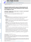 Cover page: Organophosphate pesticide exposure during pregnancy and childhood and onset of juvenile delinquency by age 16 years: The CHAMACOS cohort