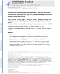 Cover page: Persistent exercise fatigue and associative learning deficits in combination with transient glucose dyshomeostasis in a mouse model of Gulf War Illness