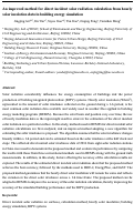 Cover page: An improved method for direct incident solar radiation calculation from hourly solar insolation data in building energy simulation