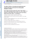 Cover page: The utility of P300 as a schizophrenia endophenotype and predictive biomarker: Clinical and socio-demographic modulators in COGS-2