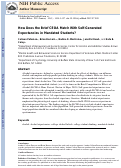 Cover page: How does the Brief CEOA match with self-generated expectancies in mandated students?