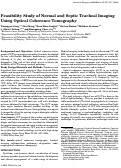 Cover page: Feasibility study of normal and septic tracheal imaging using optical coherence tomography