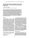 Cover page: Atmospheric sulfur cycling in the tropical Pacific marine boundary layer (12°S, 135°W): A comparison of field data and model results: 2. Sulfur dioxide