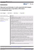 Cover page: Abnormal mare behaviour is rarely associated with changes in hormonal markers of granulosa cell tumours: A retrospective study