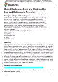 Cover page: Hybrid Clustering of Long and Short-read for Improved Metagenome Assembly