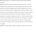 Cover page: Deportation Discretion: Tiered Influence, Minority Threat, and “Secure Communities” Deportations