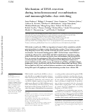 Cover page: Mechanism of DNA resection during intrachromosomal recombination and immunoglobulin class switching