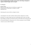 Cover page: Survival and integration: Kachin social networks and refugee management regimes in Kuala Lumpur and Los Angeles