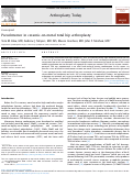 Cover page: Pseudotumor in ceramic-on-metal total hip arthroplasty.