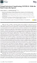 Cover page: Fungal Infections Complicating COVID-19: With the Rain Comes the Spores