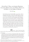 Cover page of Crow Dog’s Trial and Ledger Drawing: Cultural Production and Tribal Nation in the Maw of the American Empire
