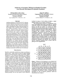 Cover page: Inducing a Grammar Without an Explicit Teacher: Incremental Distributed Prediction Feedback