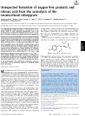 Cover page: Unexpected formation of oxygen-free products and nitrous acid from the ozonolysis of the neonicotinoid nitenpyram