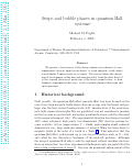 Cover page: Stripe and Bubble Phases in Quantum Hall Systems