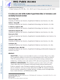 Cover page: Cocaine Use and White Matter Hyperintensities in Homeless and Unstably Housed Women