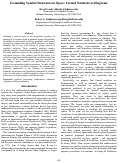 Cover page: Grounding Symbol Structures in Space: Formal Notations as Diagrams