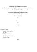 Cover page: Cascades, Spectra, Real Space Structure, Inhomogeneous Mixing and Transport in Active Scalar Turbulence