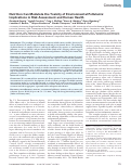 Cover page: Nutrition Can Modulate the Toxicity of Environmental Pollutants: Implications in Risk Assessment and Human Health