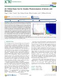 Cover page: An Orbital Basis Set for Double Photoionization of Atoms and Molecules