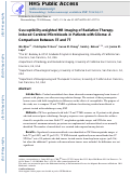 Cover page: Susceptibility-weighted MR imaging of radiation therapy-induced cerebral microbleeds in patients with glioma: a comparison between 3T and 7T