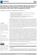 Cover page: Investigation of Three Newly Identified Equine Parvoviruses in Blood and Nasal Fluid Samples of Clinically Healthy Horses and Horses with Acute Onset of Respiratory Disease