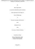 Cover page: Multilingual Practices of Senegalese Immigrants in Paris and Rome: A Comparative Study of Language Use and Identity Construction