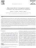 Cover page: Weak winner effect in a less aggressive mammal: Correlations with corticosterone but not testosterone