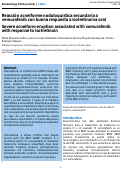 Cover page: Reaccion acneiforme noduloquistica secundaria a vemurafenib con buena respuesta a isotretinoina oralSevere acneiform eruption associated with vemurafenib with response to isotretinoin