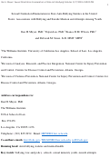 Cover page: Sexual Orientation Enumeration in State Anti-Bullying Statutes in the United States: Associations with Bullying and Suicide Ideation and Attempts Among Youth