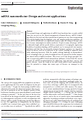 Cover page: mRNA nanomedicine: Design and recent applications