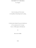 Cover page: Active Learning and Uncertainty in Graph-Based Semi-Supervised Learning