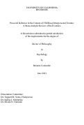 Cover page: Prosocial Behavior in the Context of Childhood Interpersonal Trauma: A Meta-Analytic Review of the Evidence