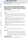 Cover page: Quality of life and caregiver burden in familial frontotemporal lobar degeneration: Analyses of symptomatic and asymptomatic individuals within the LEFFTDS cohort