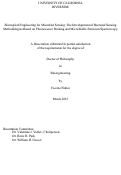 Cover page: Bioinspired Engineering for Microbial Sensing: The Development of Bacterial Sensing Methodologies Based on Fluorescence Staining and Microfluidic Emission Spectroscopy