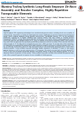 Cover page: Illumina TruSeq Synthetic Long-Reads Empower De Novo Assembly and Resolve Complex, Highly-Repetitive Transposable Elements