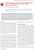 Cover page: Alternative approaches to eradicating the malignant clone in chronic myeloid leukemia: tyrosine-kinase inhibitor combinations and beyond.