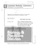 Cover page: THEORETICAL AND OBSERVATIONAL ANALYSIS OF INDIVIDUAL IONIZING PARTICLE EFFECTS IN BIOLOGICAL TISSUE.