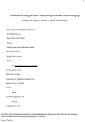 Cover page: Grammatical licensing and relative clause parsing in a flexible word-order language.