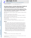 Cover page: Developing a rigorous, systematic methodology to identify and categorize elder mistreatment in criminal justice data