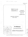 Cover page: NUCLEAR SCIENCE ANNUAL REPORT 1977-1978