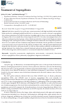 Cover page: Treatment of Aspergillosis