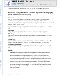 Cover page: An Ex Vivo Study of Outward Electrical Impedance Tomography (OEIT) for Intravascular Imaging