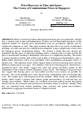 Cover page: Price Discovery in Time and Space:  The Course of Condominium Prices in Singapore