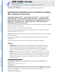 Cover page: Age-dependent manifestations and case definitions of paediatric Zika: a prospective cohort study