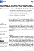 Cover page: Involvement of the Microglial Aryl Hydrocarbon Receptor in Neuroinflammation and Vasogenic Edema after Ischemic Stroke