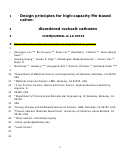 Cover page: Design Principles for High-Capacity Mn-Based Cation-Disordered Rocksalt Cathodes