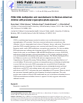 Cover page: PON1 DNA methylation and neurobehavior in Mexican-American children with prenatal organophosphate exposure